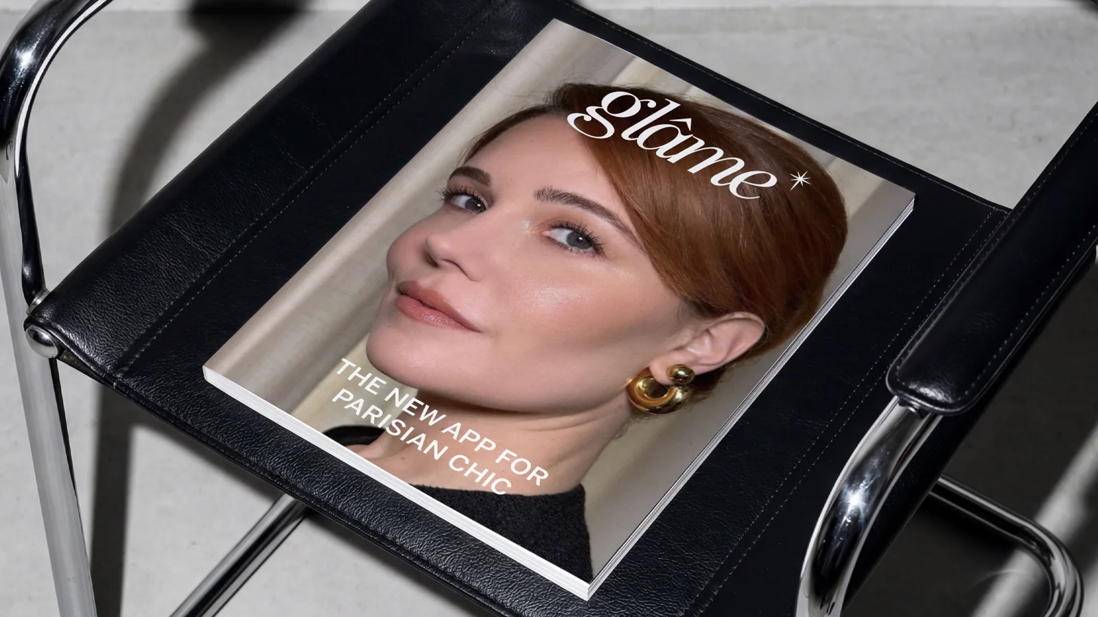 Glâme, l'identité déclinée en couverture de magazine, RAAD Studio de Création
