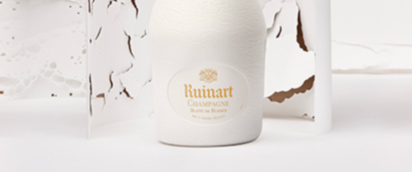 Ruinart Production Artistique Video pour l'etuis seconde Peau par RAAD Paris Agence de Création