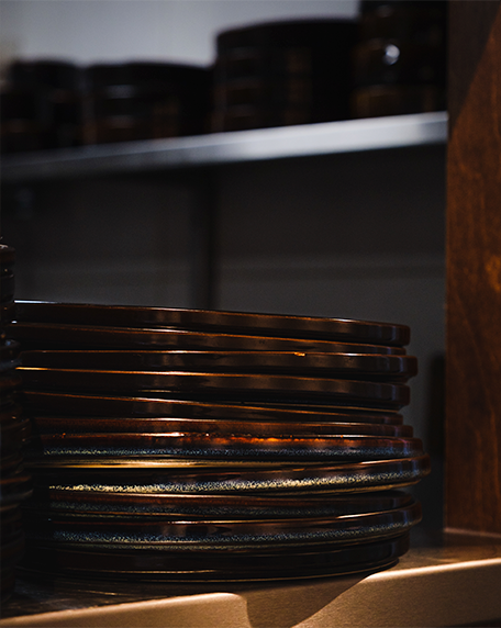 Assiettes Krügen ambiance photo